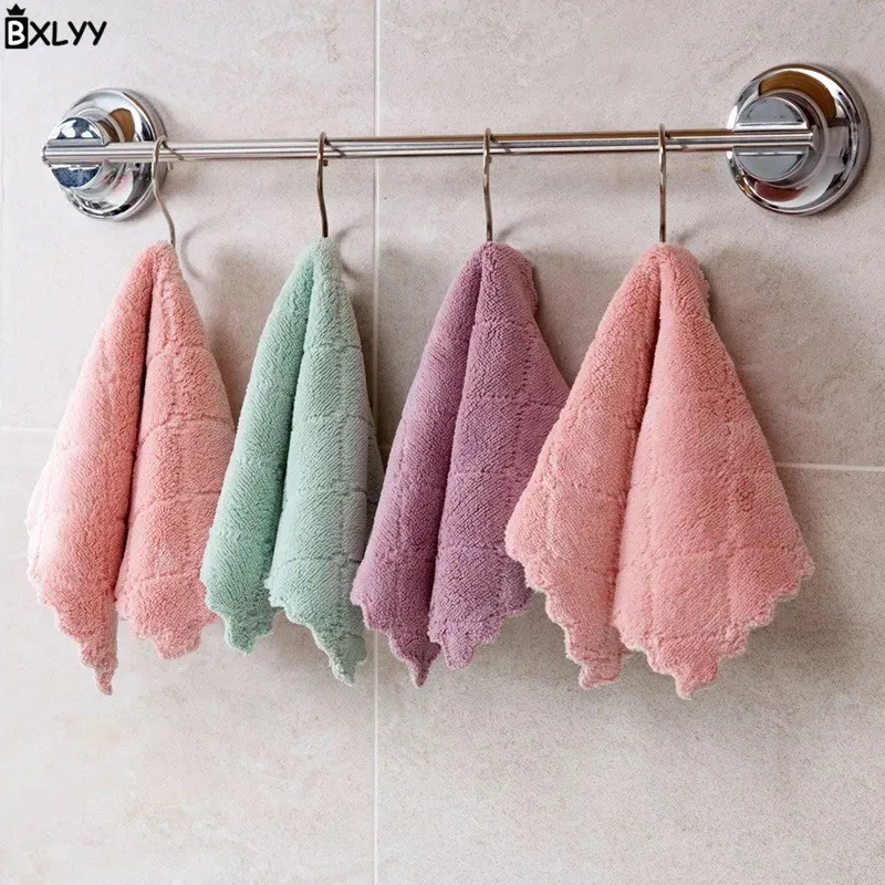 BXLYY 27x16 см многофункциональная тряпка из кораллового бархата домашняя для уборки
