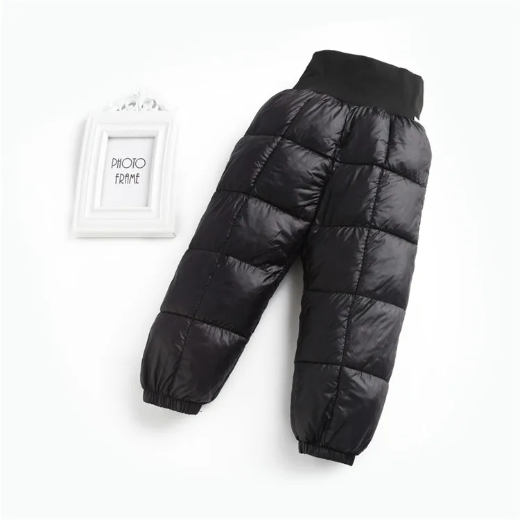 Infant Baby Girl Pants Winter Warm Baby Boy Pants Down Cotton Solid Newborn Pants Fashion Baby Toddler Trousers New