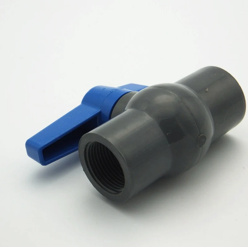 3/4 &quotBSP гнездо резьба ПВХ шаровой клапан адаптер Разъем для системы полива сада |