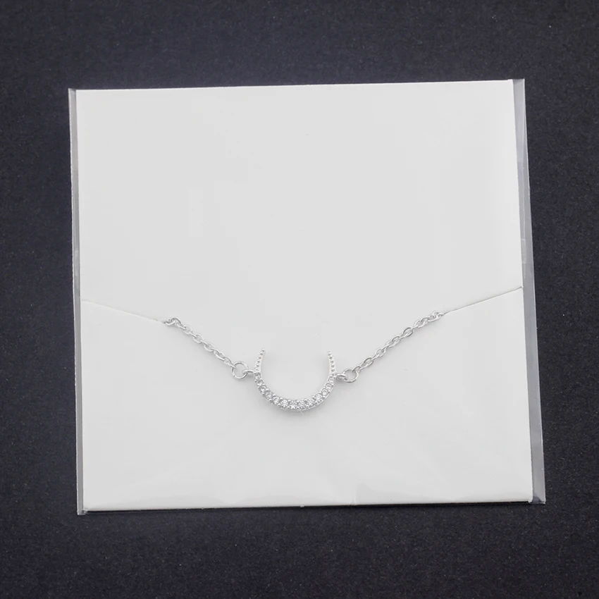 Великолепная сказка CZ Полумесяца Браслеты кубического циркония Moon Charm Клыка