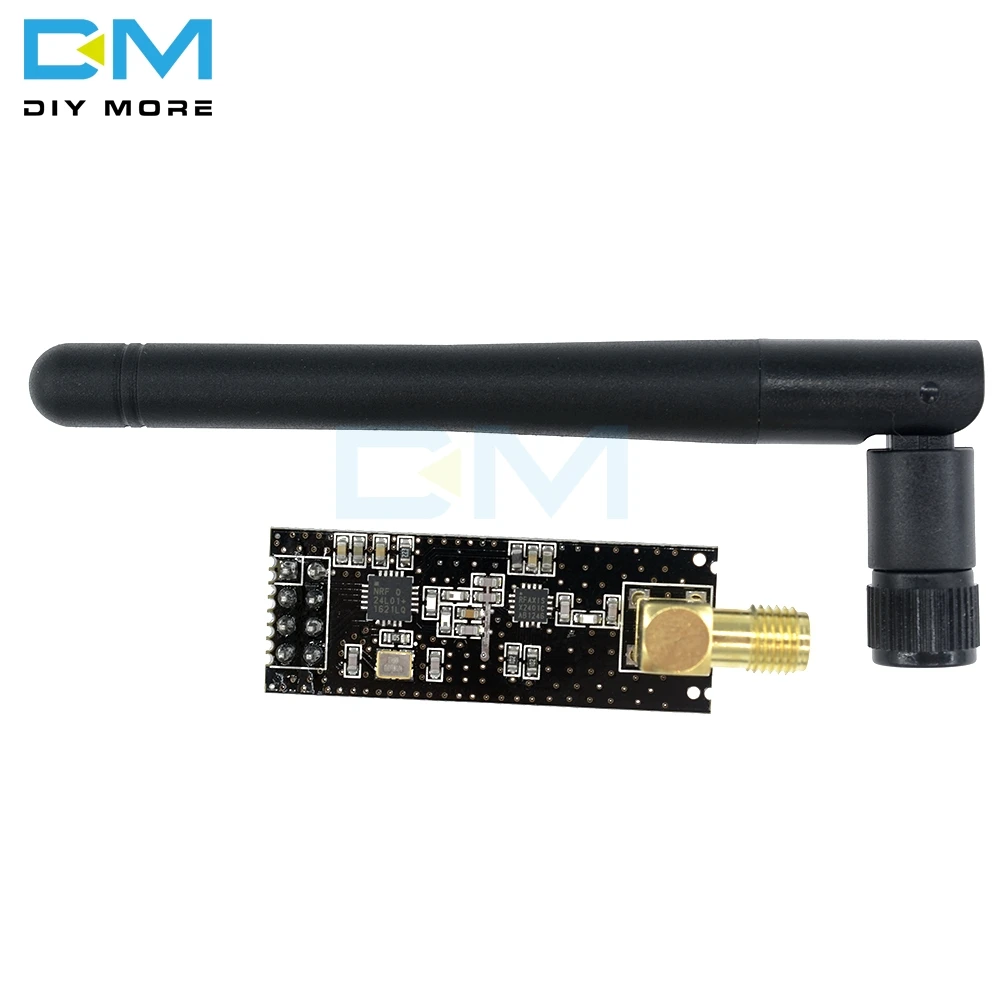 NRF24L01 + PA LNA SMA антенна беспроводной модуль связи приемопередатчика 2 4 5 ГГц 1000 м 3 6 В