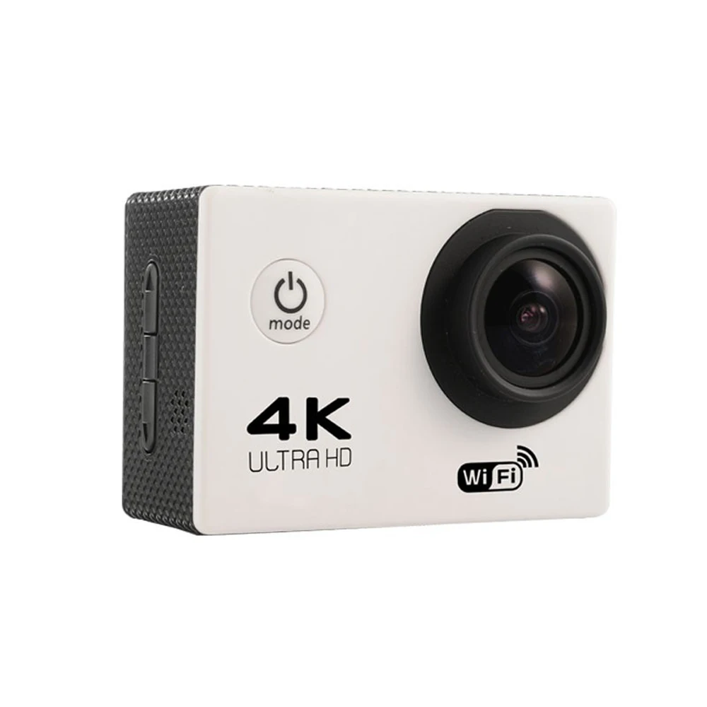 white Ультра 4K Full HD 1080P Водонепроницаемая DVR камера WiFi Cam видеокамера DV action - Цвет: white