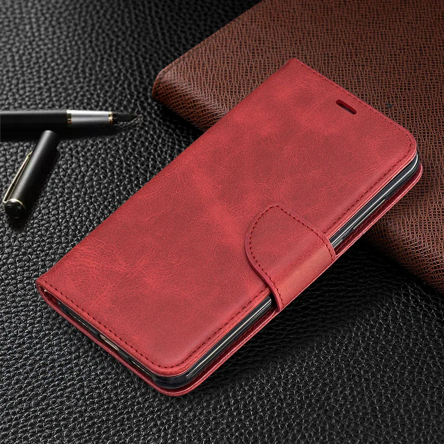 Для Xiaomi Redmi 6 Redmi6 M1804C3DT M1804C3DC/M1804C3D/M1804C3DG чехол для Xiaomi Redmi 6A Красный 6 A флип-чехол для телефона фланелевый чехол сумка - Цвет: Бордовый