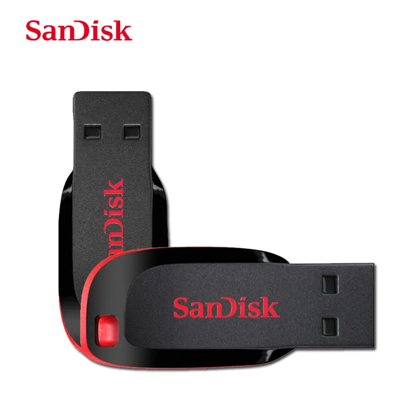 100% Оригинальный двойной флеш накопитель Sandisk Usb флэш 32 Гб 64 мини флешки 16GB USB 2 0