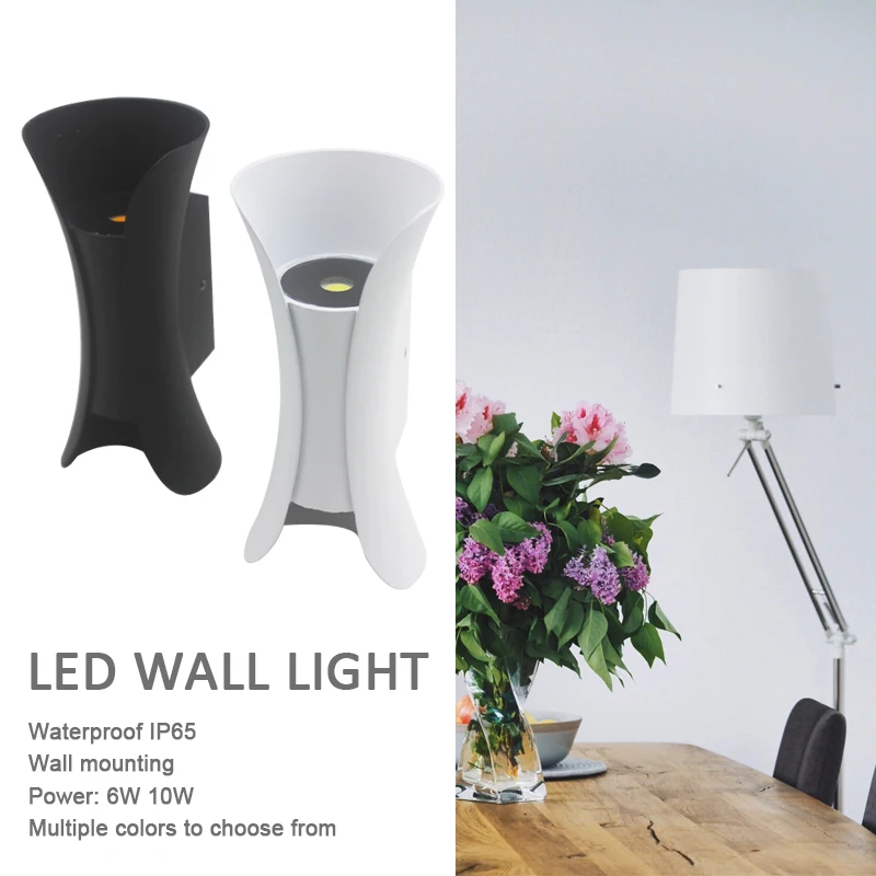 Европейский стиль светодиодный настенный светильник наружный сад свет для дома