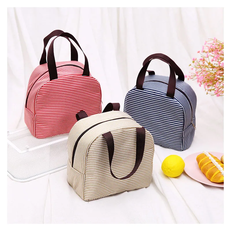 Небольшая изолированная сумка для ланча напитков в холодильнике Портативная