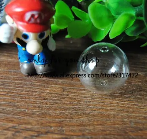 Бесплатная доставка 30 шт./лот двойное отверстие Стекло Глобусы пузырь DIY флакон