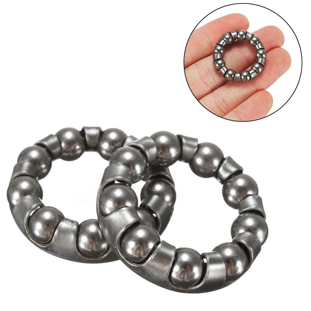 

2 x Mountain Bicycle Bike Bottom Bracket Rear Wheel Axle 1/4 Inch x 9 Ball Bearing Cages