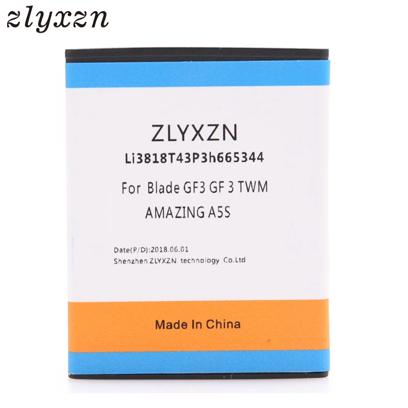 Аккумулятор Li3818T43P3h665344 2450 мАч для zte TWM AMAZING A5S Blade GF3 T320 | Мобильные телефоны и