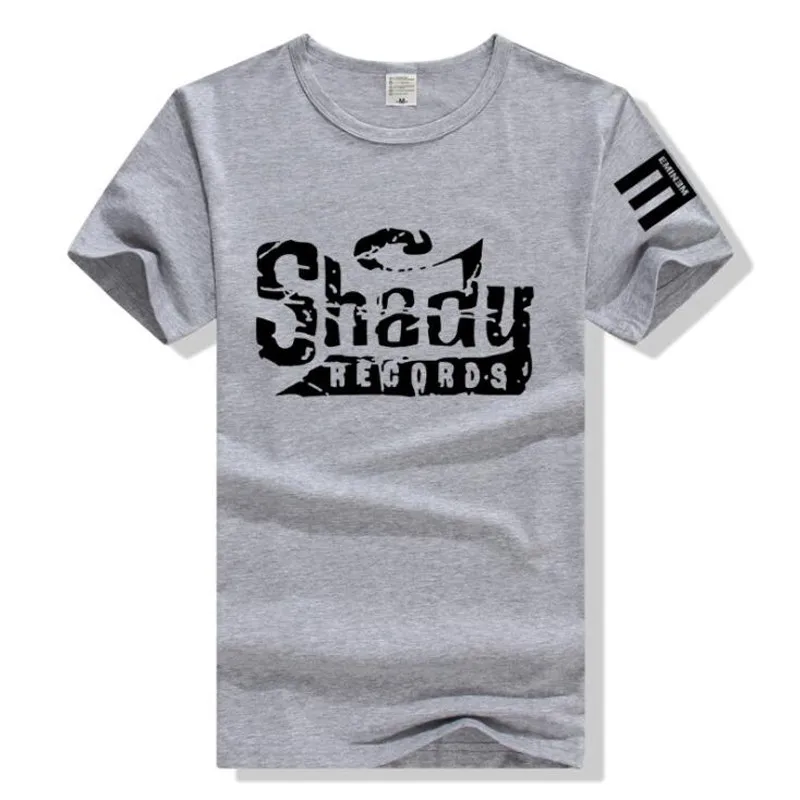 2019 лето новый хлопок Удобная футболка Eminem Em не боится Slim Shady хип хоп Рок шоу с