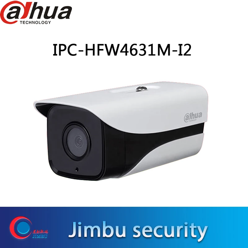 Dahua ip камера 6MP POE IPC HFW4631M I2 H.265 ONVIF IP67 IR80m цилиндрическая с кронштейном Поддержка