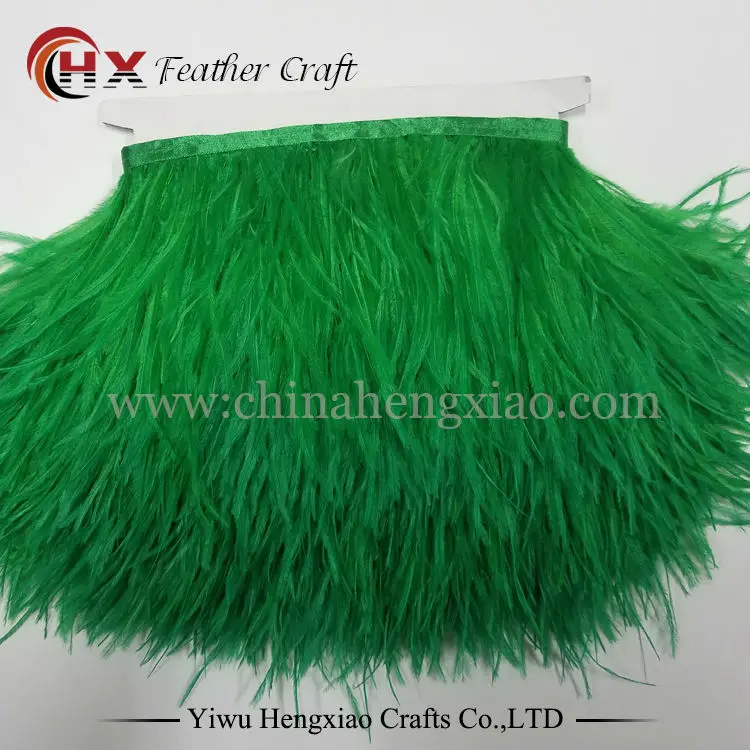 Оптом крашеный 1 ярд длинный Плюмаж из страусиного пера отделка бахромой 10 15 см