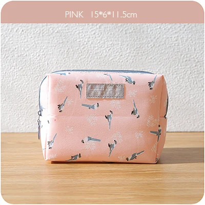 pink Organizadores Neceser косметическая коробка многофункциональная дорожная переносная холщовая косметическая коробка для хранения наружная Rangement Maquillage - Цвет: pink
