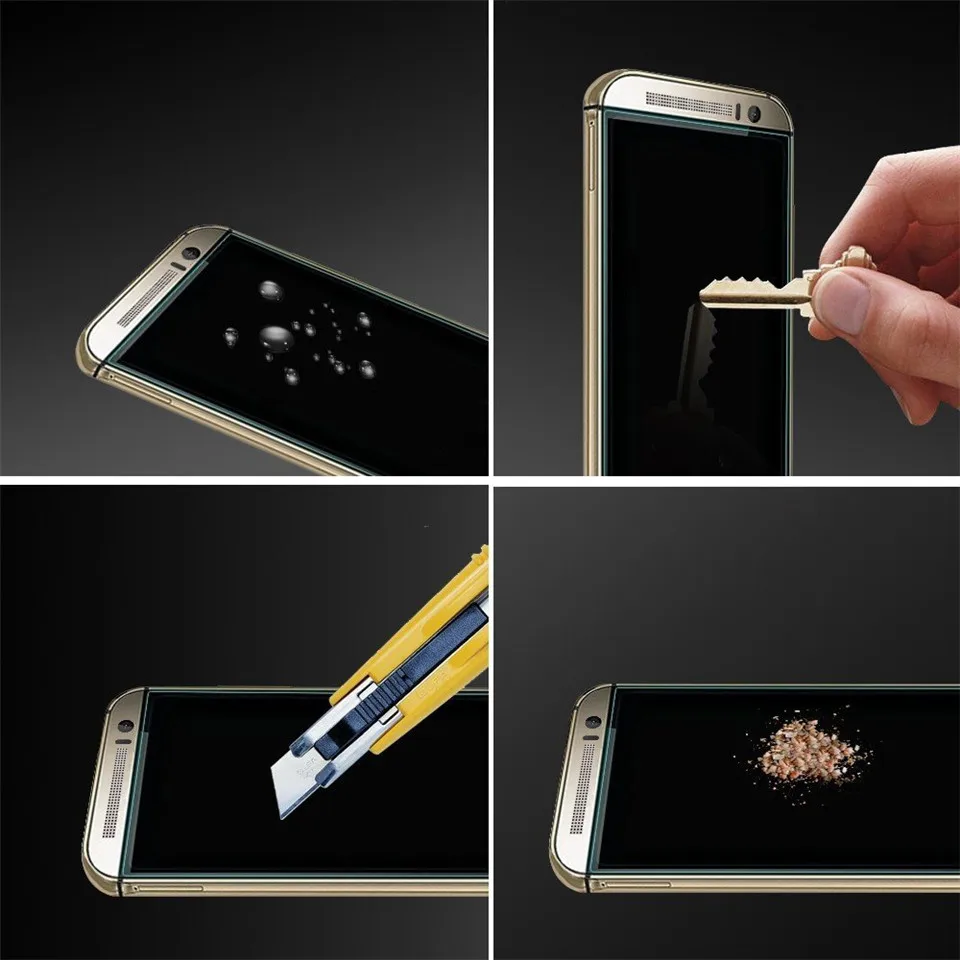 2.5D 9H Screen Protector Tempered Glass For HTC ONE M9 Invisible Shield Film Guard Cover Case Protective | Мобильные телефоны и