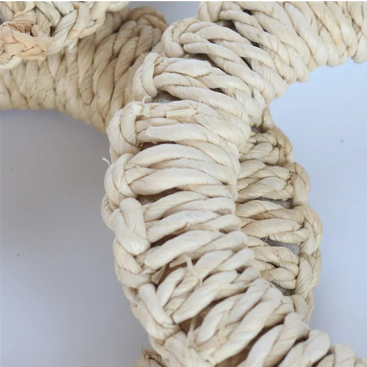 Natural color Натуральная винтажная соломенная горшка держатель ручной работы плетеная Кукуруза Trivet изоляция Resuable подставка под чашку - Цвет: Natural color