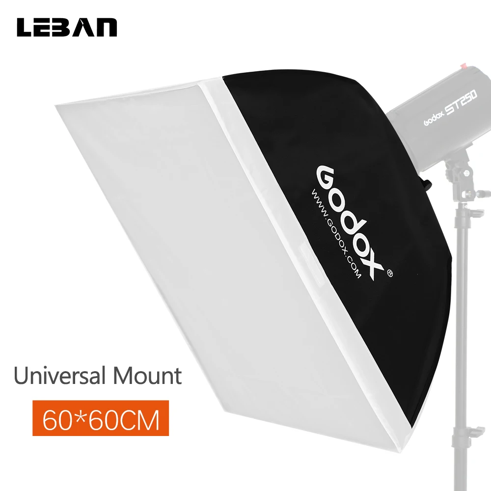 Софтбокс Godox 24x24 дюйма 60x60 см для фотостудии софтбокс с универсальным креплением
