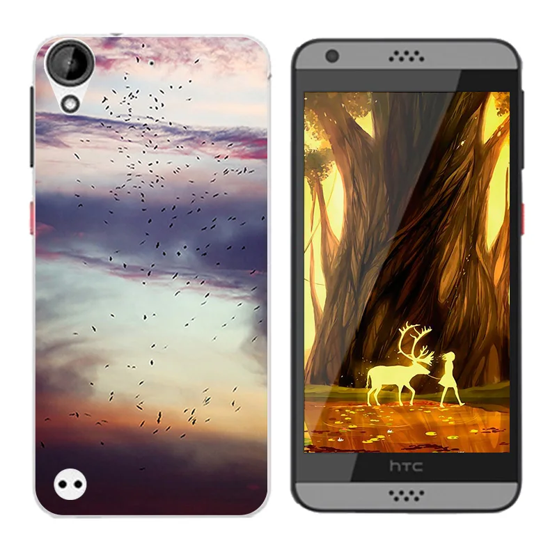 Мягкий чехол для HTC Desire 530/Desire 630 с принтом кота 530 чехлы телефонов |