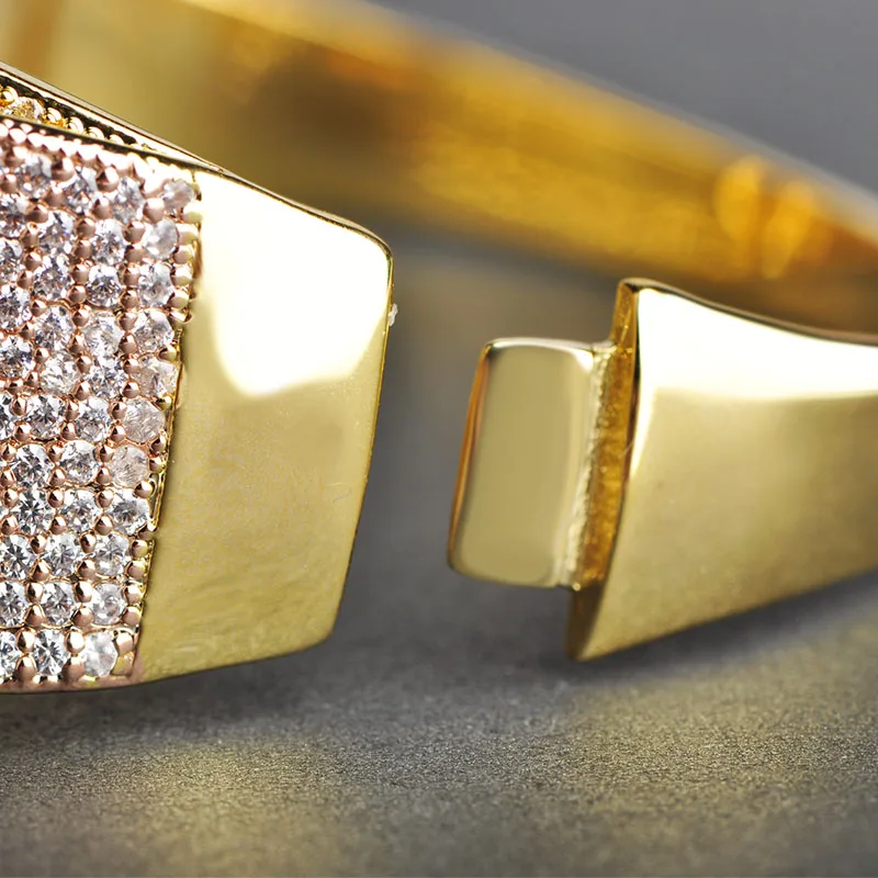 Женский браслет MECHOSEN в форме галстука-бабочки широкие браслеты 3 тона с покрытием