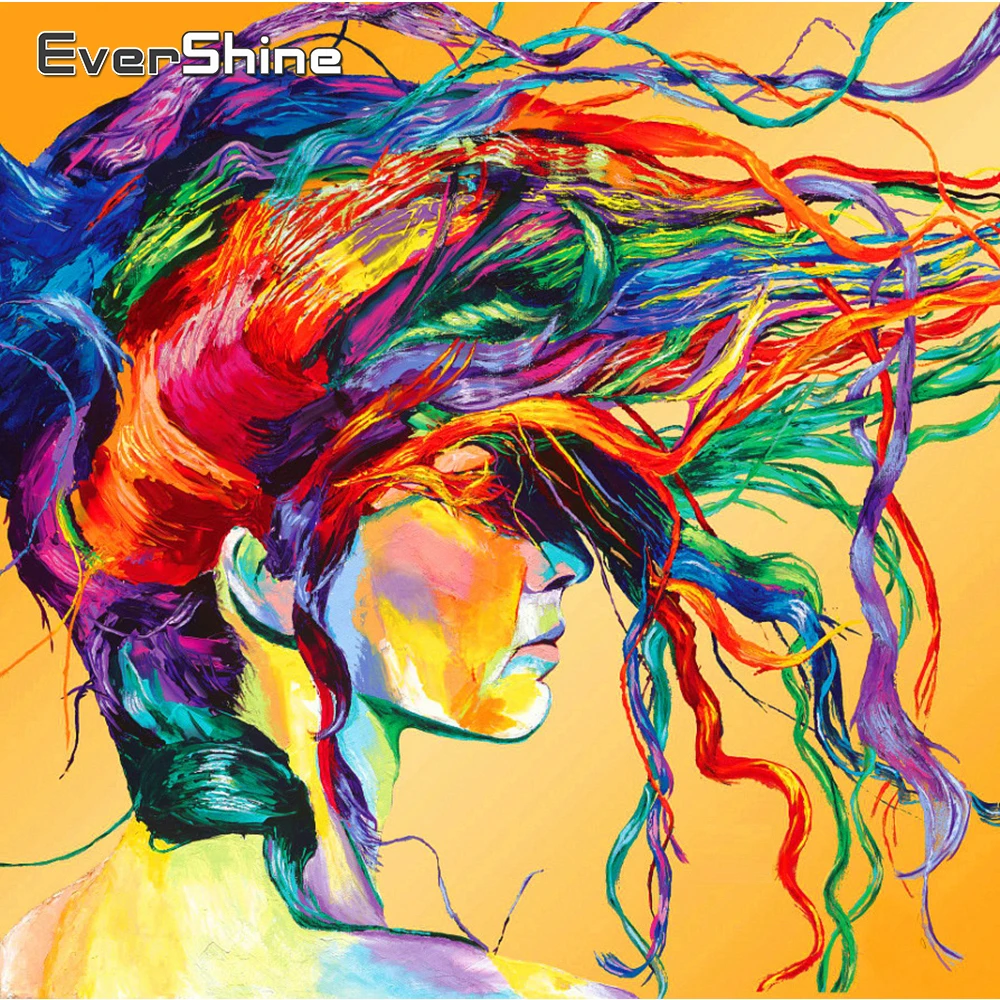 EverShine 5D DIY Алмазная Вышивка Полный дисплей мультфильм мозаика распродажа