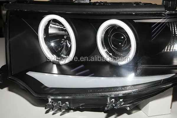 Pajero Sport CCFL ангельские глазки головная лампа 2009-2013 год