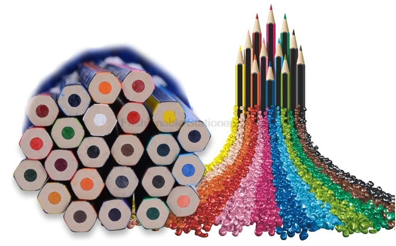 Стираемые нетоксичные цветные карандаши STAEDTLER WOPEX 185 C24 24 цвета ed для рисования