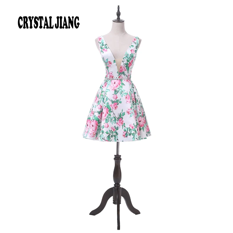 Новое поступление 2017 сексуальные короткие недорогие коктейльные платья с V