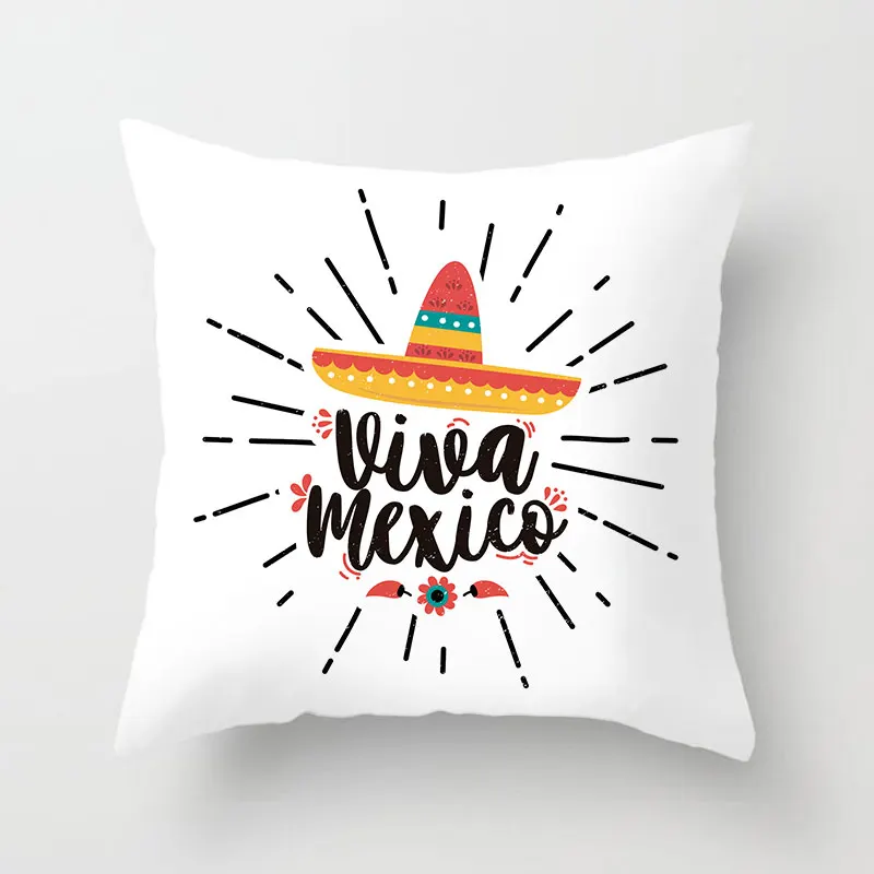 Houspace Чехлы положительных слов полиэстер Пич скин накидка для подушки диван