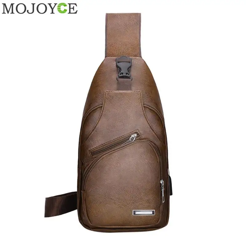 Light Brown Мужские сумки через плечо, зарядка через usb, сумки через плечо, мужская сумка с защитой от кражи, школьная Летняя короткая сумка для путешествий, мессенджеры, Новое поступление - Цвет: Light Brown