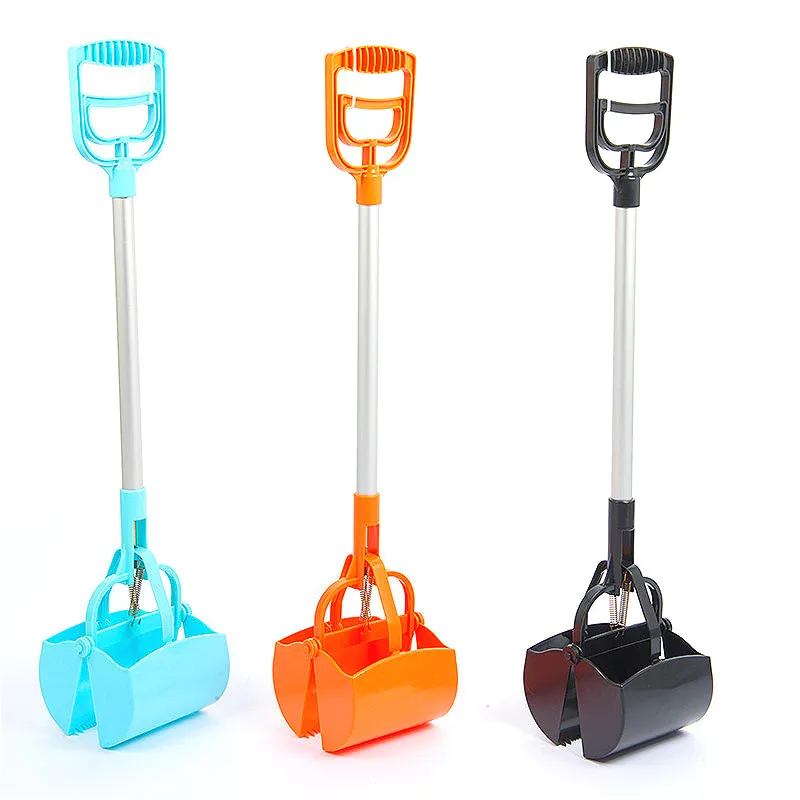 60 см с длинной ручкой Alu PP материал Pet Pooper Scooper подберите собачий зажим, чтобы очистить собачьи экскременты складной Pooper Scooper