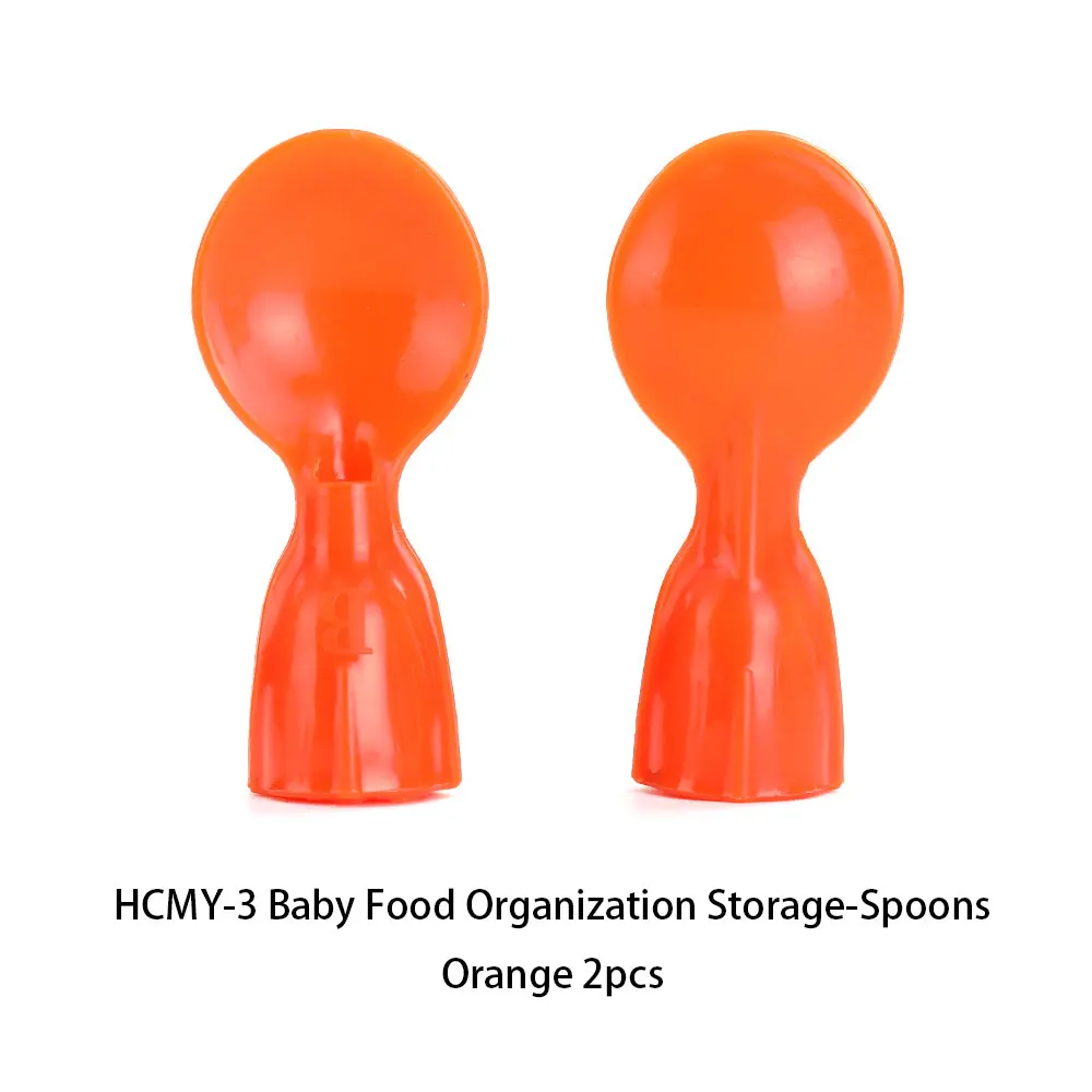 Storage Spoons 2pcs GT Squeeze пищевая станция для организации детского питания Контейнеры Для Хранения Детского Питания Набор фруктового пюре упаковочная машина соковая станция - Цвет: Storage Spoons 2pcs