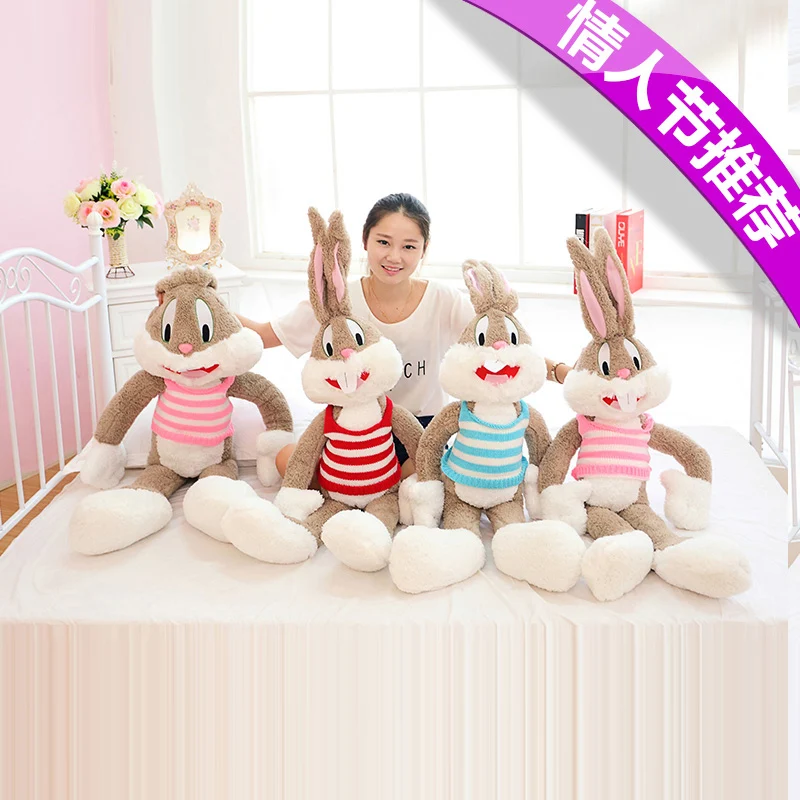 

Stuffed Animal Bugs Rabbit Plush Toy Bunny Stuffed Placating 100/130/160 cm Rabbit Toy Gift For Baby Kid Children