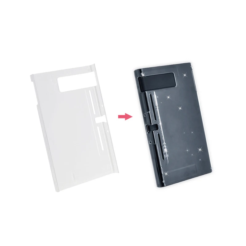 for nintend Switch small handle Transparent crystal box Game sets game component Handle cover and Host shell Set | Электроника