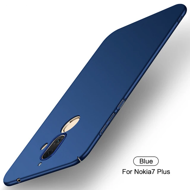 For Nokia 7 Plus Case Nokia7 Cover Ultra-thin Smooth Back Protection Plastic PC |
