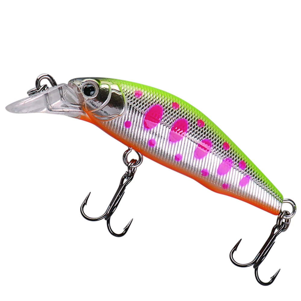 Умная Тонущая приманка в виде гольяна 42 мм 3 66 г Крючки VMC рыболовная