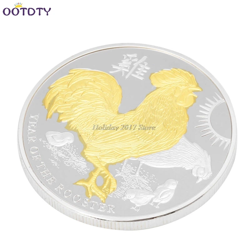 2017 год петуха Elizabeth II 1oz памятные монеты серебро и золото|silver and gold|elizabeth iisilver silver |