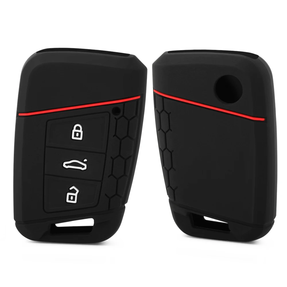 1 шт. силиконовый чехол для автомобильного ключа с дистанционным управлением VW