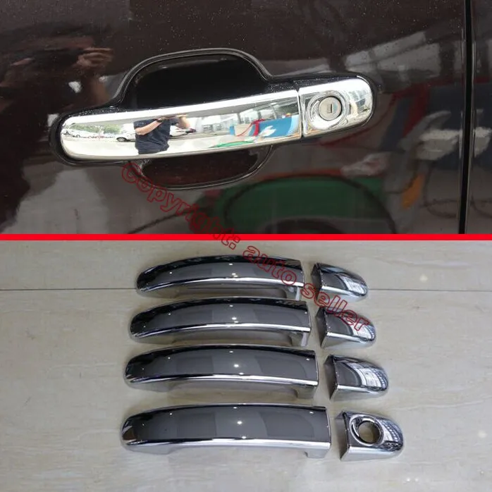 

ABS Chrome door handle cover trim For Ford Everest 2016 2017 Car Accessories Stickers W4