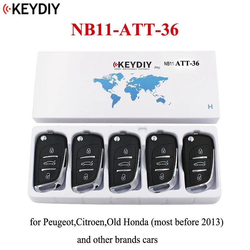 5 шт./лот универсальный полный удаленный ключ серии NB для KD машины KD900 + KEYDIY 3 кнопки