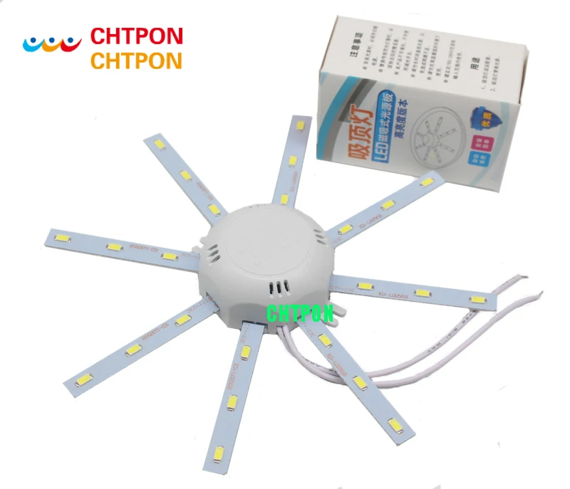 Светодиодная потолочная лампа 5730SMD Круглый энергосберегающий светильник в виде