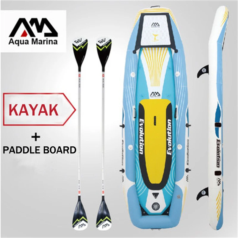 Надувная доска для серфинга AQUA MARINA EVOLUTION 2 в 1 дополнительно 1|stand paddle board|stand up boardpaddle