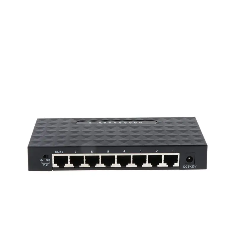 Сетевой коммутатор с 8 портами RJ45 100/1000 Мбит/с Gigabit Ethernet|Сетевые коммутаторы| |