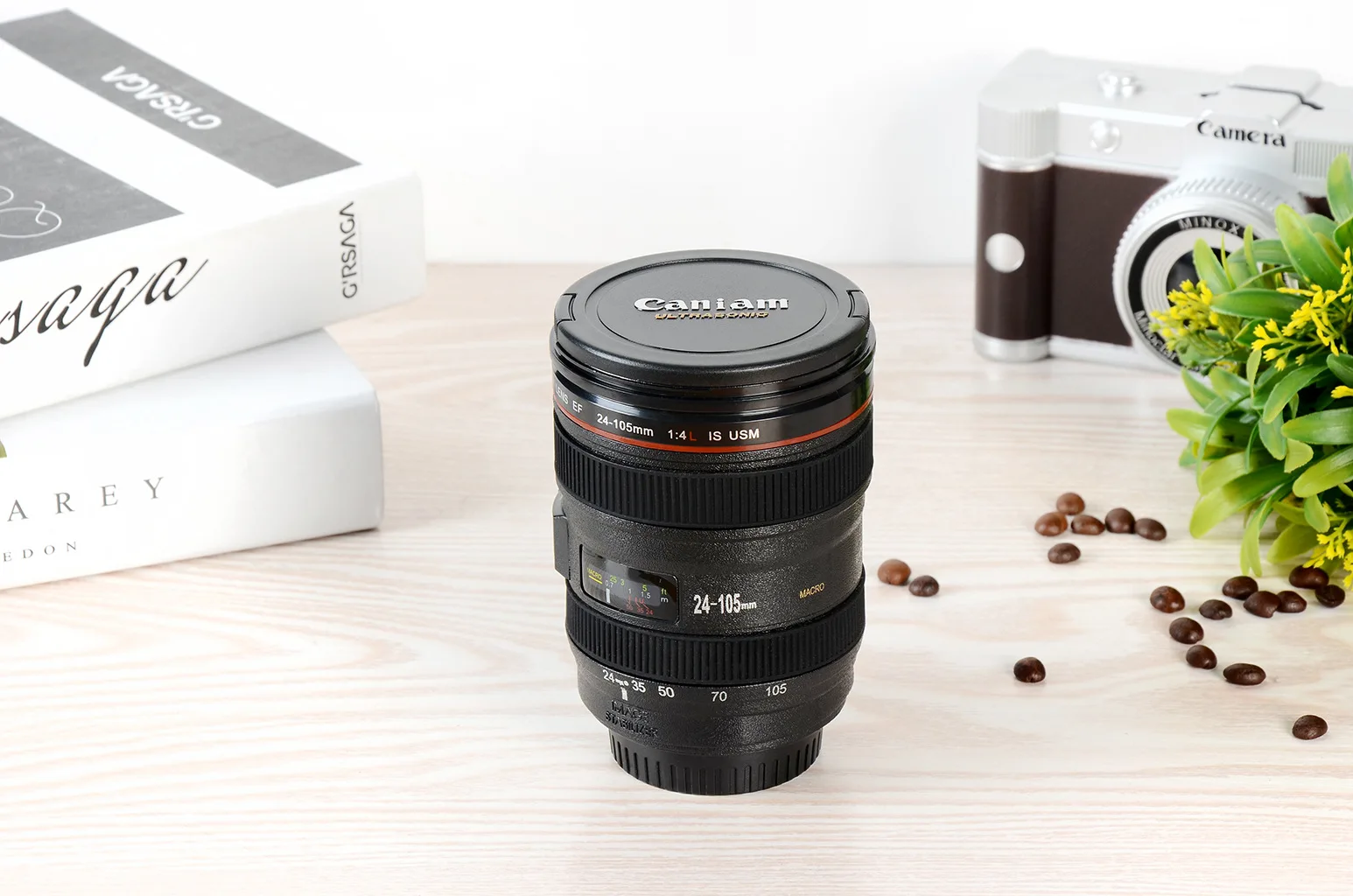 Креативная креативная чашка для объектива Canon 400 мл рук кофейная камеры второго
