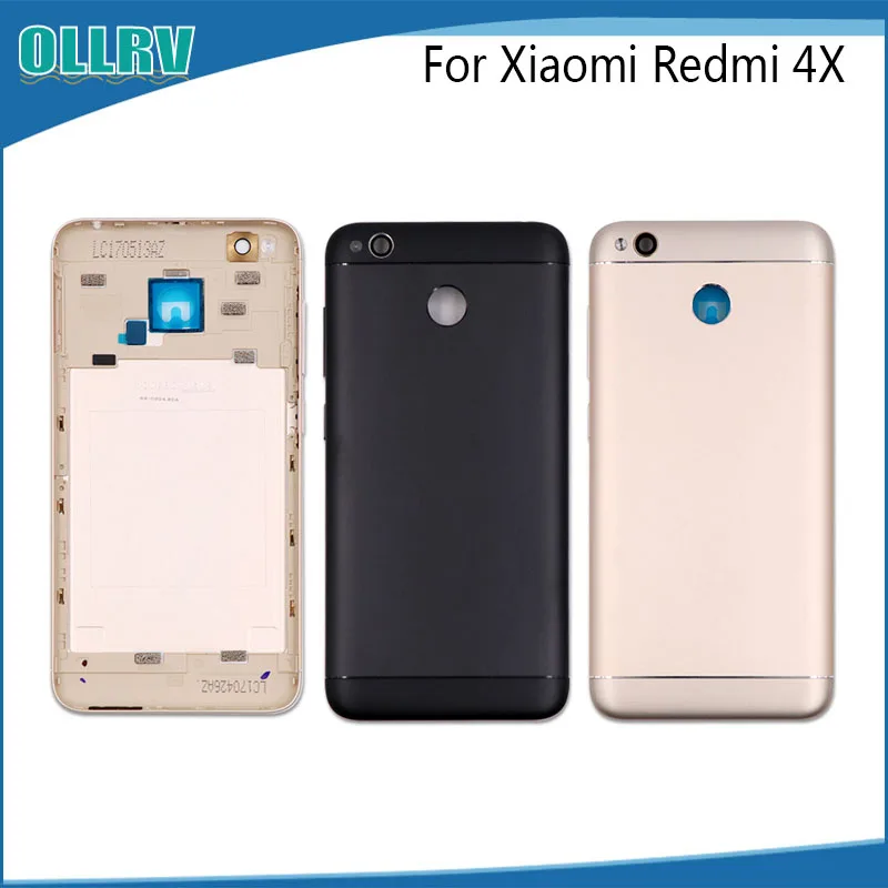 OLRRV 100% новый батарейный отсек задняя крышка корпус чехол для Xiaomi Redmi 4X с