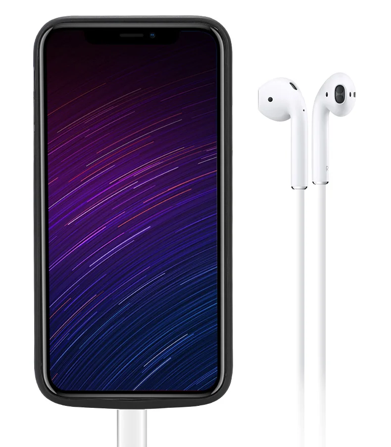 Жидкий силиконовый чехол для зарядного устройства для iPhone X XS Max XR Внешний чехол для зарядного устройства мягкий ударопрочный чехол для зарядного устройства