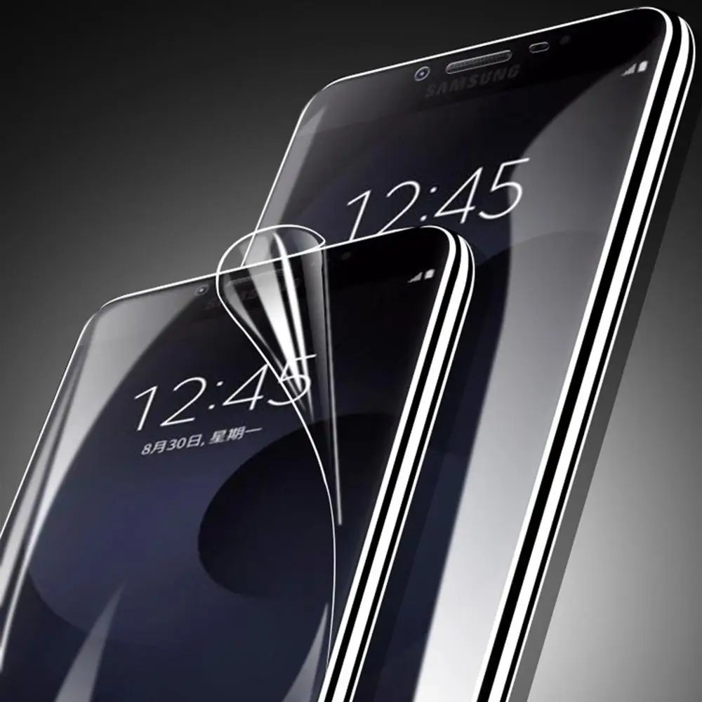 Мягкая Гидрогелевая защитная пленка 6D для экрана Samsung J4 J6 Plus J3 J2 core Pro 2018 J5 J7 2017 5D