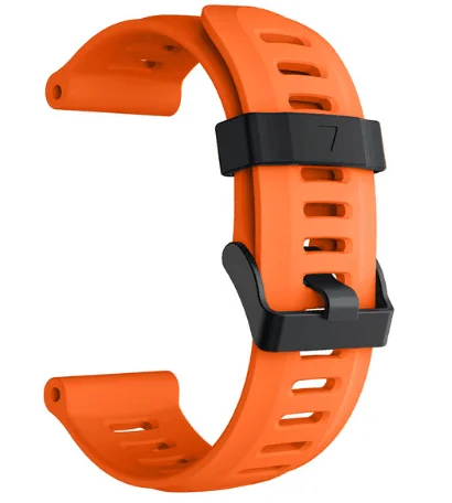 Oulucci 26 мм ширина ремешок для часов Garmin Fenix 3 Band открытый спортивный силиконовый ремешок для Garmin Fenix 3HR/Fenix 5X с инструментами - Цвет ремешка: Orange