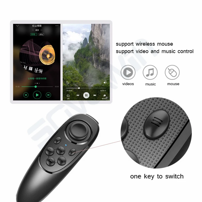 MOCUTE пульт дистанционного управления джойстик игровой коврик беспроводной Bluetooth 3