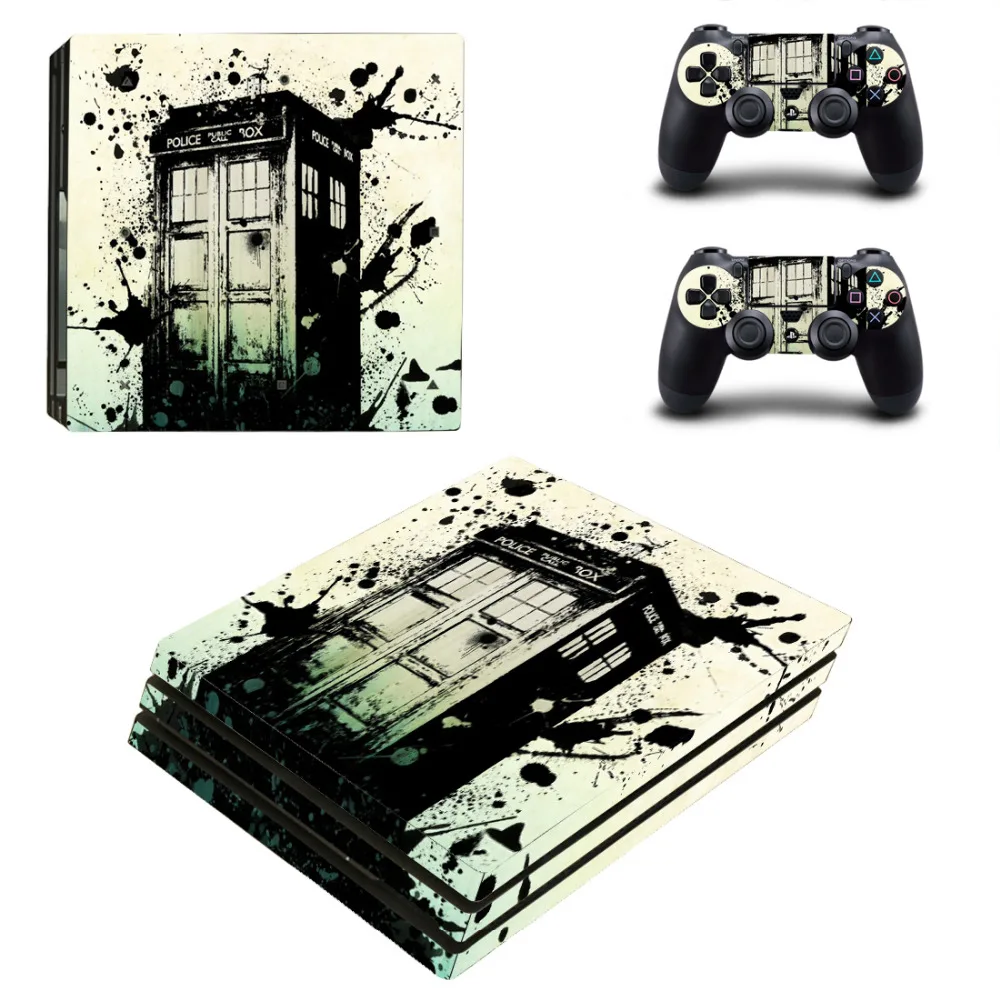 Наклейки Доктор Кто для консоли Sony PlayStation 4 и контроллеров PS4 Pro|stickers for|stickers for