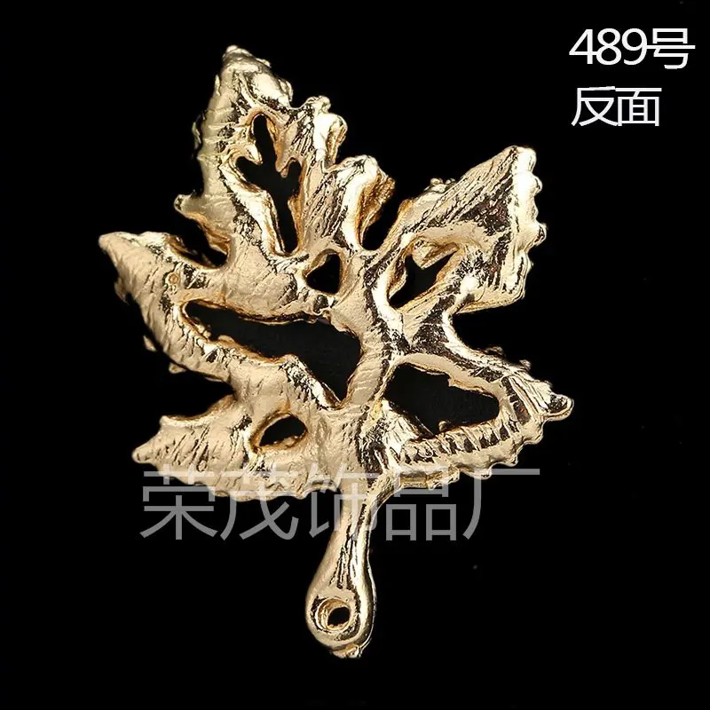 50PCS 22*27MM Gold/Silver Color Zinc Alloy Maple leaf Charms Diy Jewelry Findings Accessories wholesale | Украшения и аксессуары