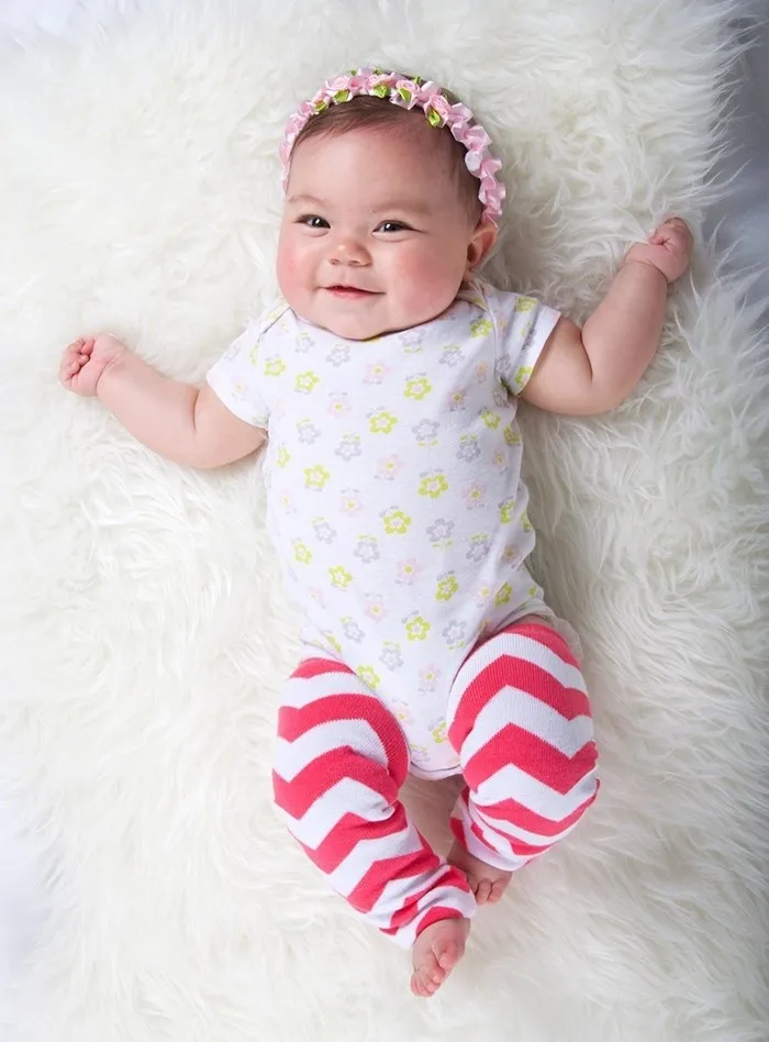 Гетры с зигзагом для маленьких девочек и мальчиков хлопковые леггинсы хорошего